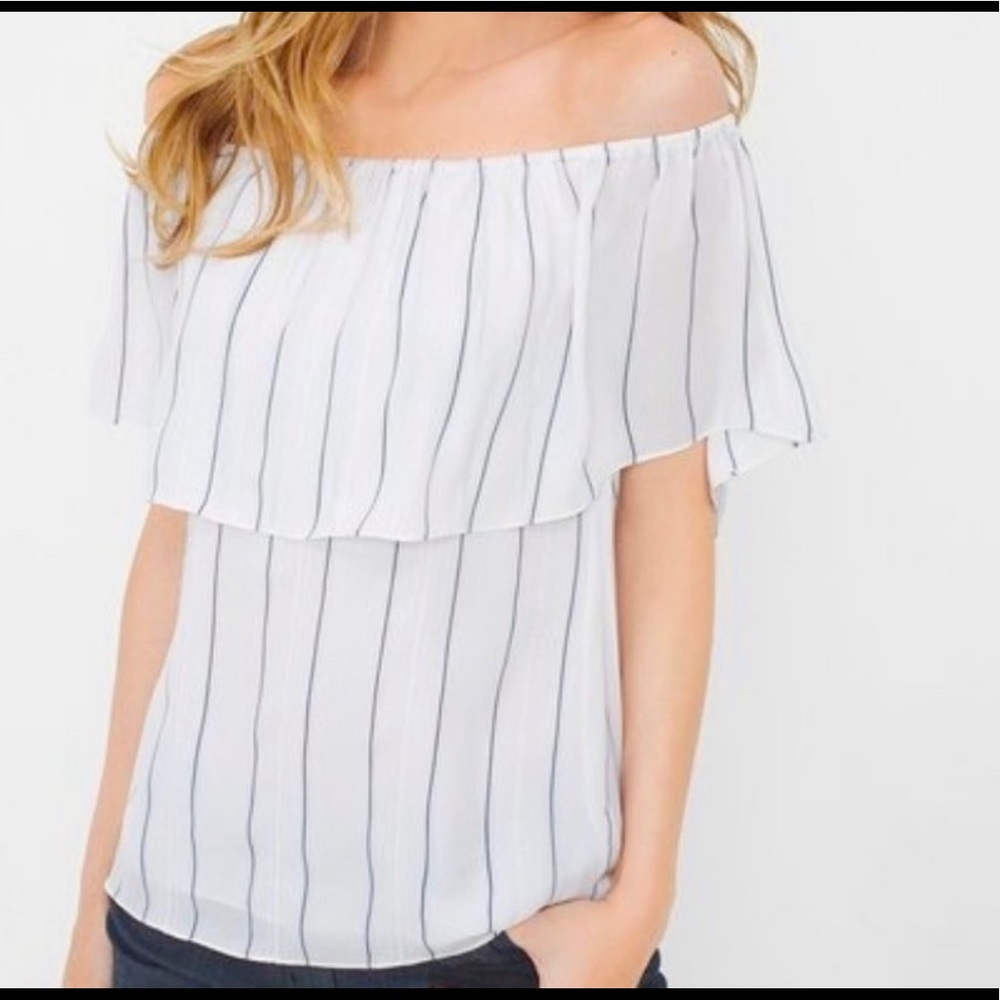 White House Black Market Off the Shoulder Blouse